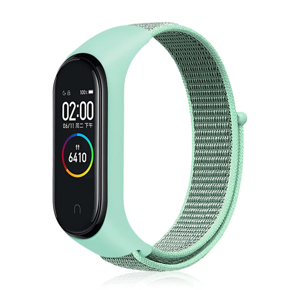 Nylon loop For Xiaomi Mi Band 7-7 nfc smartwatch Wristband Sports smart Replacement Bracelet Correa Mi band 7 6 5 4 3 watchbands