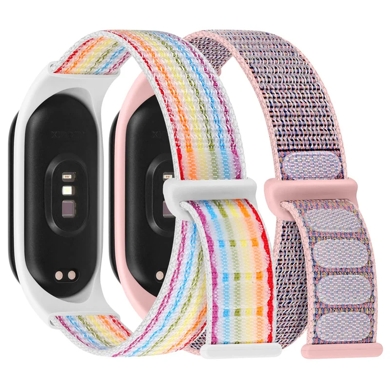 Nylon loop For Xiaomi Mi Band 7-7 nfc smartwatch Wristband Sports smart Replacement Bracelet Correa Mi band 7 6 5 4 3 watchbands