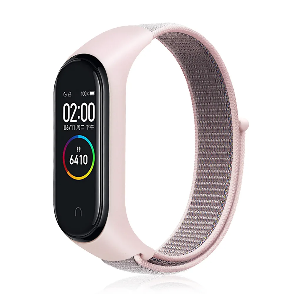 Nylon loop For Xiaomi Mi Band 7-7 nfc smartwatch Wristband Sports smart Replacement Bracelet Correa Mi band 7 6 5 4 3 watchbands