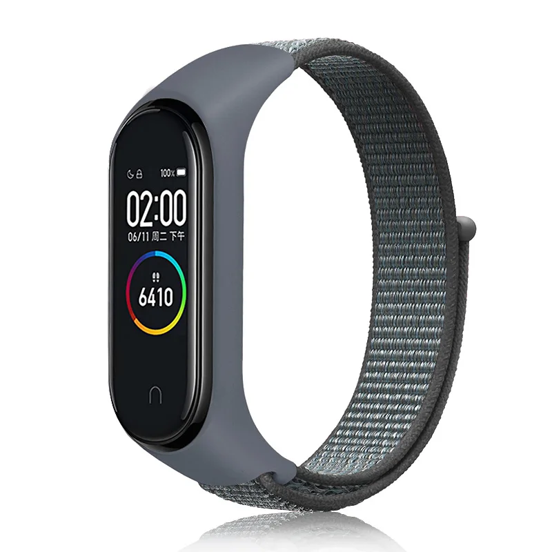 Nylon loop For Xiaomi Mi Band 7-7 nfc smartwatch Wristband Sports smart Replacement Bracelet Correa Mi band 7 6 5 4 3 watchbands