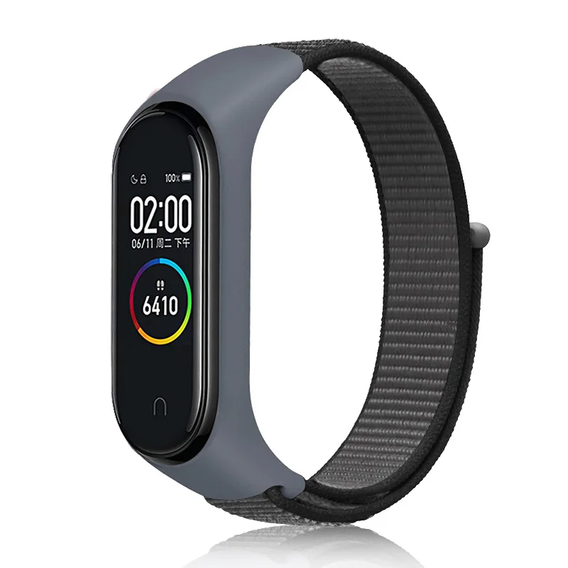 Nylon loop For Xiaomi Mi Band 7-7 nfc smartwatch Wristband Sports smart Replacement Bracelet Correa Mi band 7 6 5 4 3 watchbands