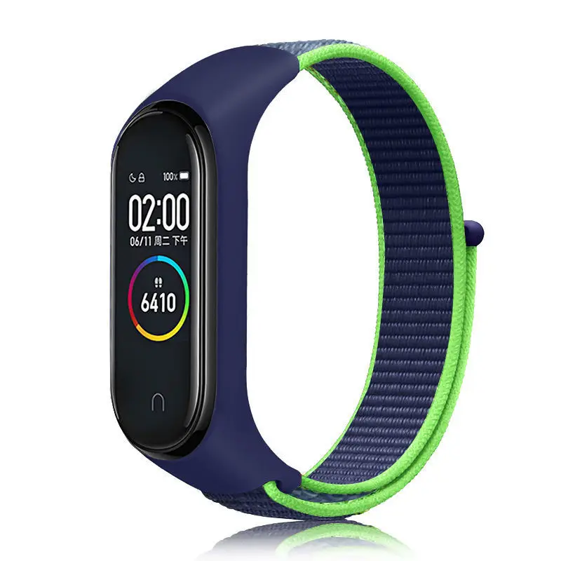 Nylon loop For Xiaomi Mi Band 7-7 nfc smartwatch Wristband Sports smart Replacement Bracelet Correa Mi band 7 6 5 4 3 watchbands