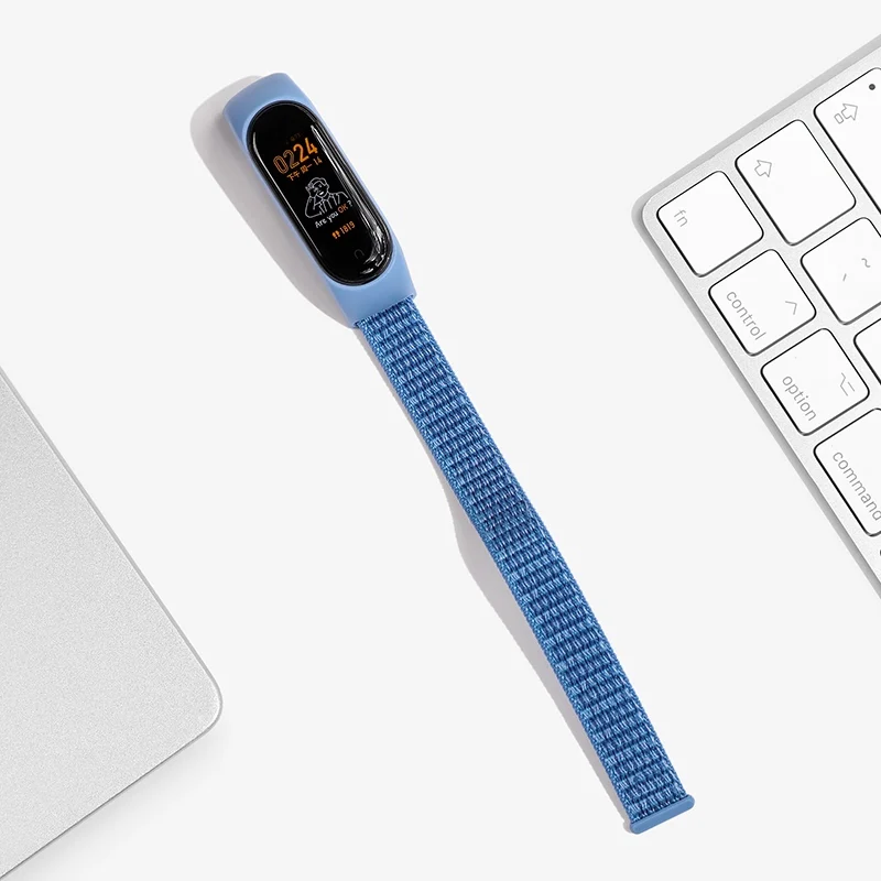 Nylon loop For Xiaomi Mi Band 7-7 nfc smartwatch Wristband Sports smart Replacement Bracelet Correa Mi band 7 6 5 4 3 watchbands