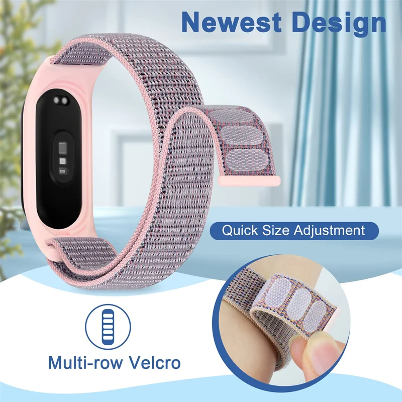 Nylon loop For Xiaomi Mi Band 7-7 nfc smartwatch Wristband Sports smart Replacement Bracelet Correa Mi band 7 6 5 4 3 watchbands