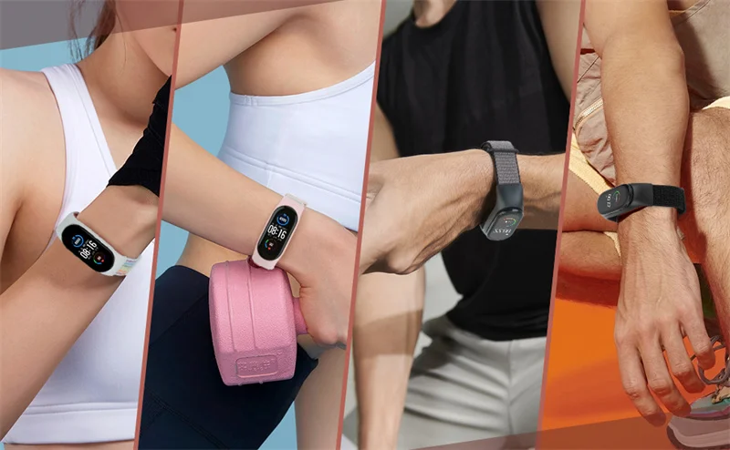 Nylon loop For Xiaomi Mi Band 7-7 nfc smartwatch Wristband Sports smart Replacement Bracelet Correa Mi band 7 6 5 4 3 watchbands