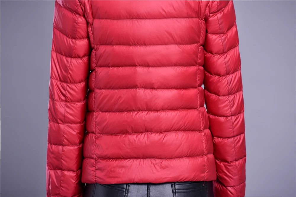 Women Spring Jacket Fashion Short Ultra Lightweight Packable Puffer Coats 15 Colors Female Down Warm Korean Slim Fit Parkas 5XL
