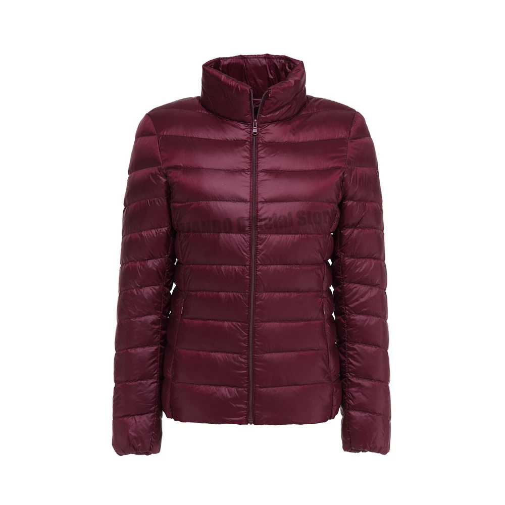 Women Spring Jacket Fashion Short Ultra Lightweight Packable Puffer Coats 15 Colors Female Down Warm Korean Slim Fit Parkas 5XL