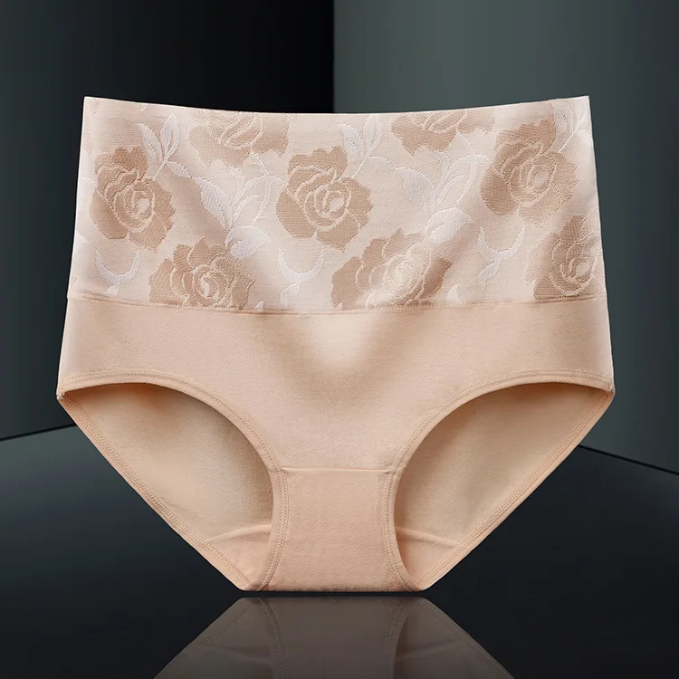 3Pcs/Lot Women's Underwear Plus Size Cotton Panties High Waist Briefs Sexy Lingerie Female Pantys M-5XL Seamless Underpant Girls