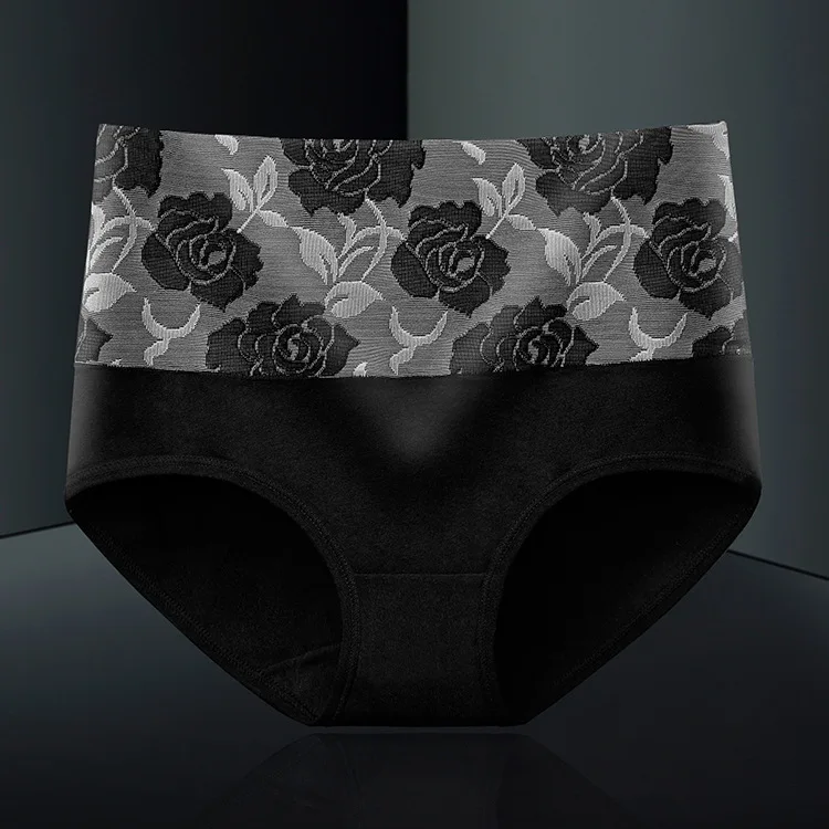 3Pcs/Lot Women's Underwear Plus Size Cotton Panties High Waist Briefs Sexy Lingerie Female Pantys M-5XL Seamless Underpant Girls