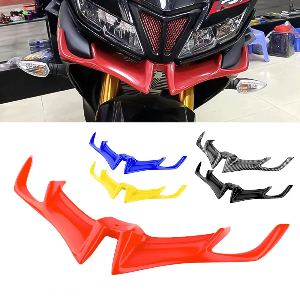 Motorcycle New Front Fairing Winglet Wing Cover Trim For YAMAHA R15 V3 2017 2018 2019 2020 2021 Shark Fin Beak Moto Accessories