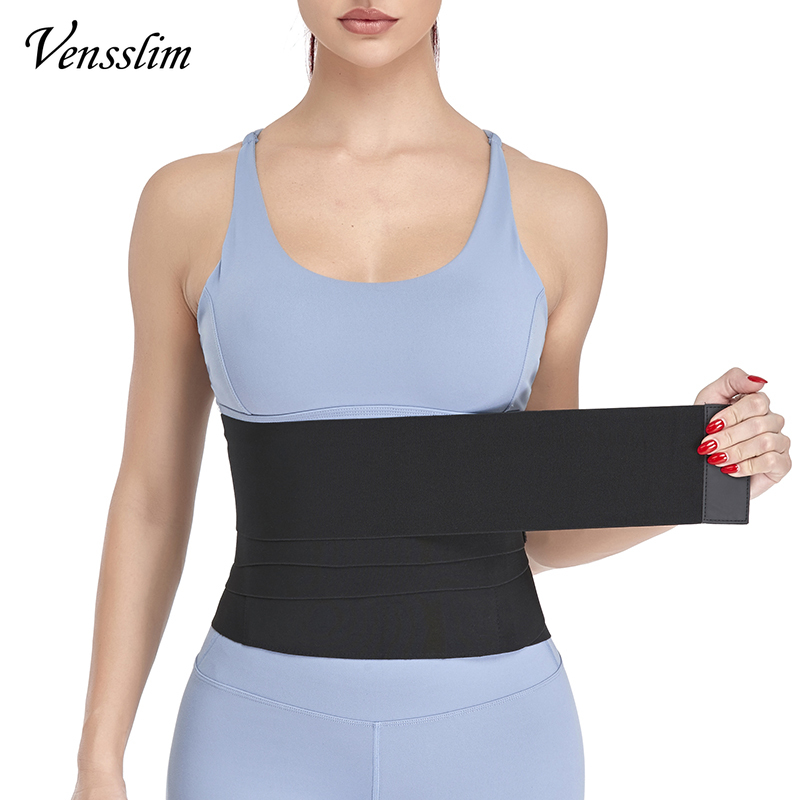 Women Slimming Body Shaper Sheath Waist Trainer Tummy Control Wrap Postpartum Recovery Shapewear Trimmer Belt Stretch Bands 3-6M
