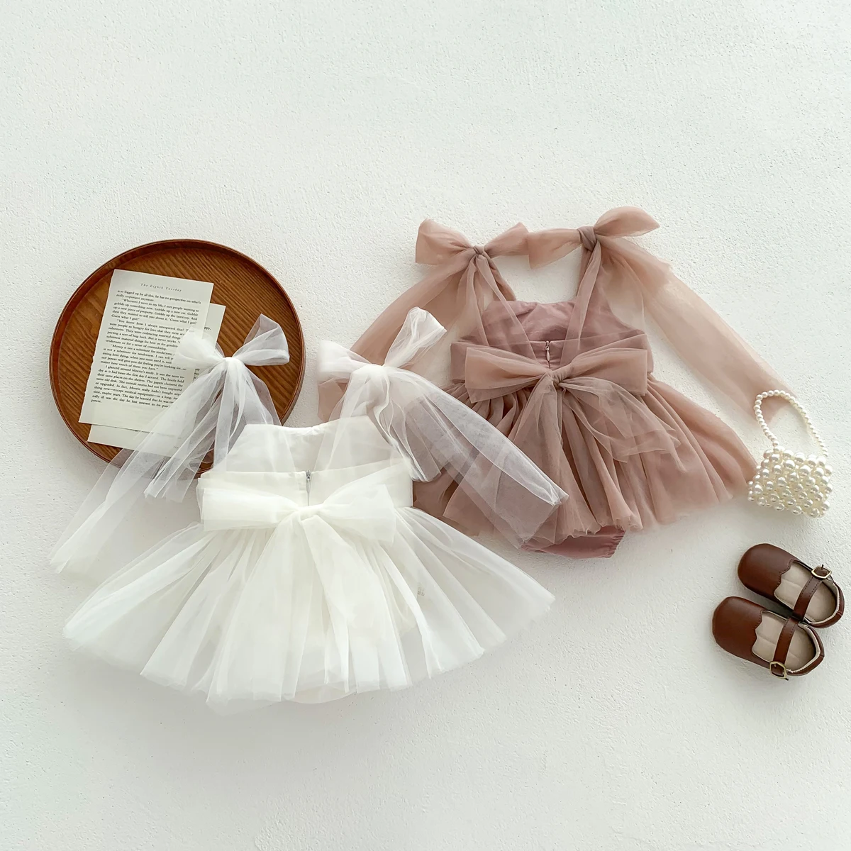 Summer Baby Romper Set Lace Polka Dots Toddler Princess Dress Infant Girls Bodysuit Baby Onesies 0-24 Months