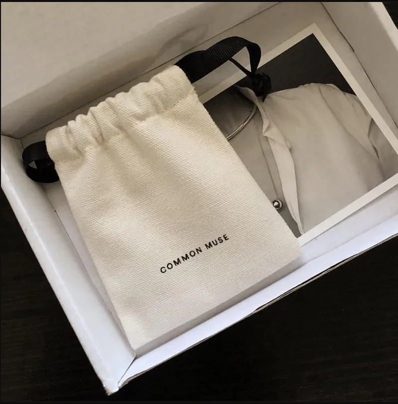 Cotton Gift Bags Higher Quality Sew Muslin Shopping Dust Sack 5x7cm 7x9cm Custom Logo Makeup Jewelry Pouch