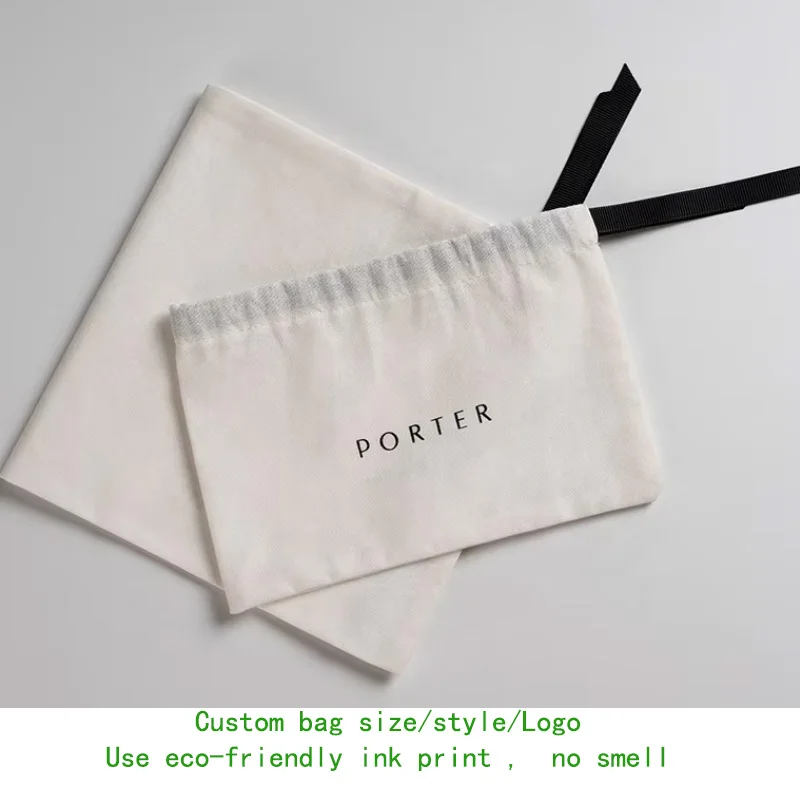 Cotton Gift Bags Higher Quality Sew Muslin Shopping Dust Sack 5x7cm 7x9cm Custom Logo Makeup Jewelry Pouch
