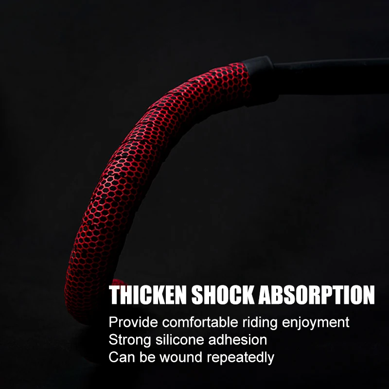 PCycling Road Bicycle Handlebar Tape 2 Rolls Textured Perforated or Honeycomb Wrap Cycling Bar Grip Choose A B Style and Color