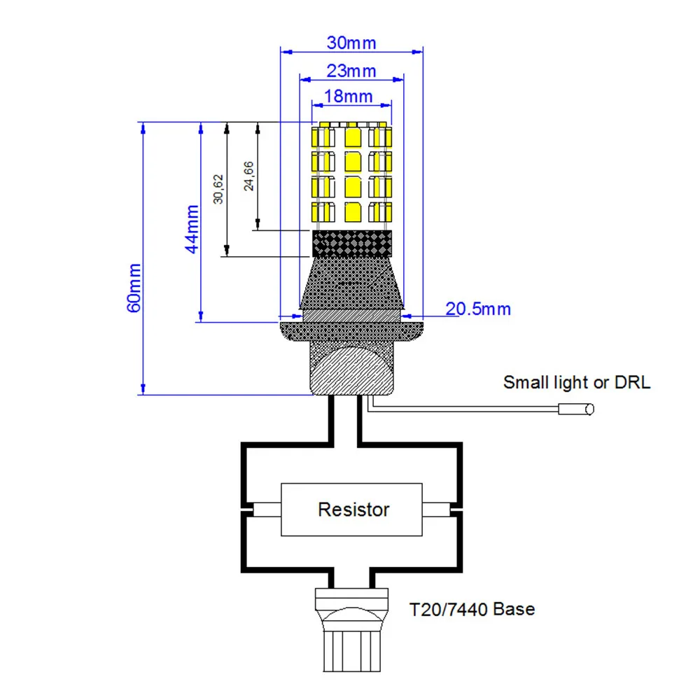 drl turn Light py21w p21w canbus 1156 ba15s Led Car Light Dual Color Switchback 1056 BAU15S Lamp Bulb Running