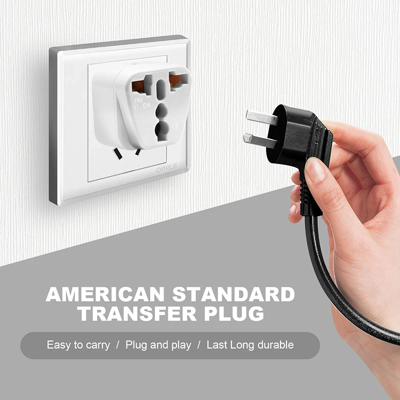 1pcs Universal 2 in 1 Russia CN US AU EU to UK Travel Plug Adapter 13A Multi-function Italy Swiss India Socket Converter Type G