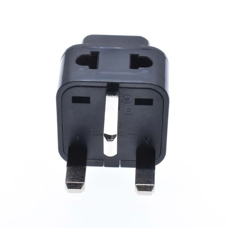 1pcs Universal 2 in 1 Russia CN US AU EU to UK Travel Plug Adapter 13A Multi-function Italy Swiss India Socket Converter Type G