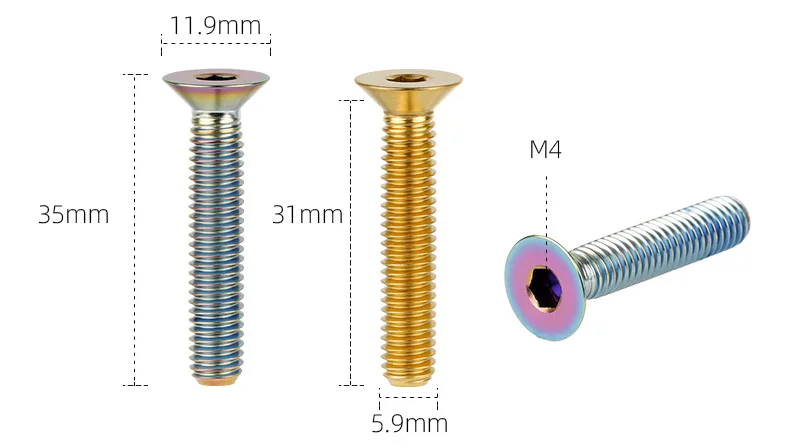 Bicycle Compression Plug Steerer Headset Expansion Bolts Insert Bowl Top Cap Mount 1 1/8" Expander Nuts Carbon Fork Anchor