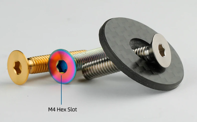 Bicycle Compression Plug Steerer Headset Expansion Bolts Insert Bowl Top Cap Mount 1 1/8" Expander Nuts Carbon Fork Anchor
