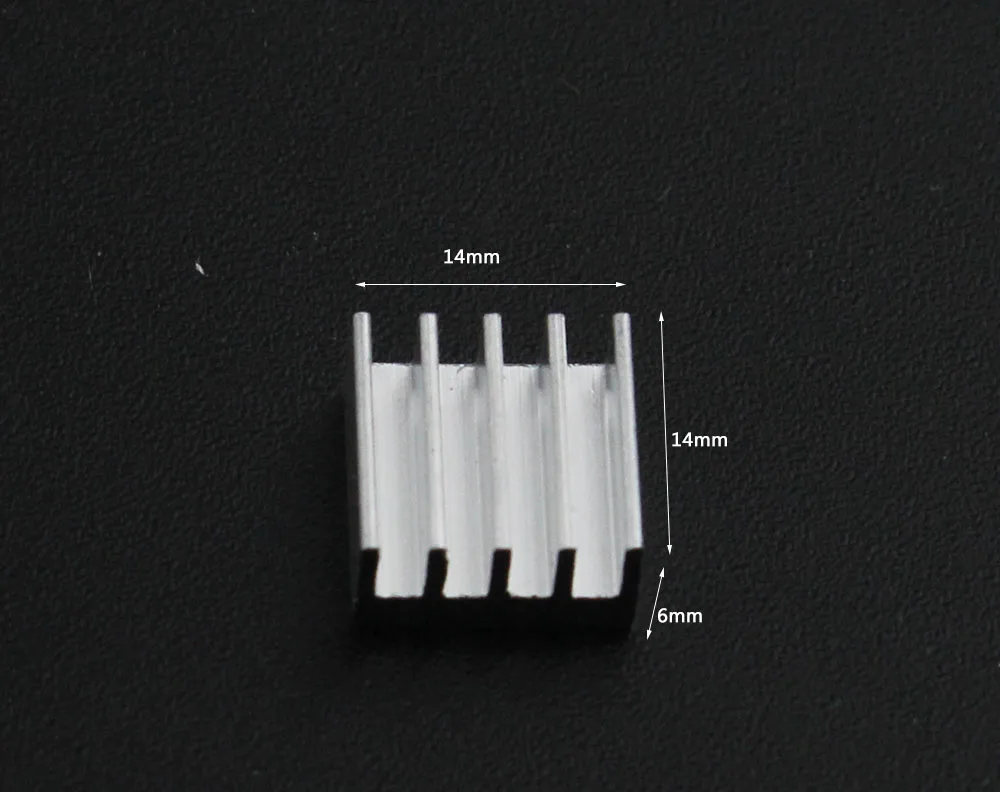 50pcs Extruded Aluminum Heatsink 14x14x6mm for Chip VGA RAM LED IC Electronic Radiator Cooler Cooling