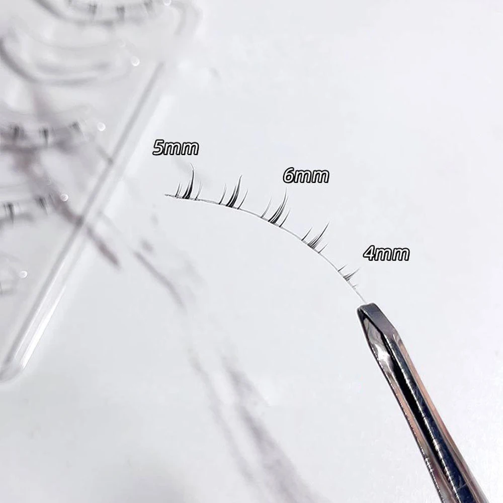 ICYCHEER 5 Pairs Lady Girl Handmade Natural Lower Under Bottom False Eyelashes Makeup Tools Short Eyelash Extension