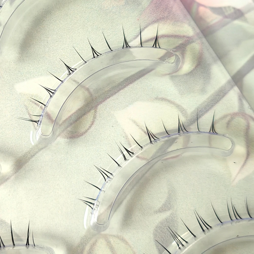ICYCHEER 5 Pairs Lady Girl Handmade Natural Lower Under Bottom False Eyelashes Makeup Tools Short Eyelash Extension