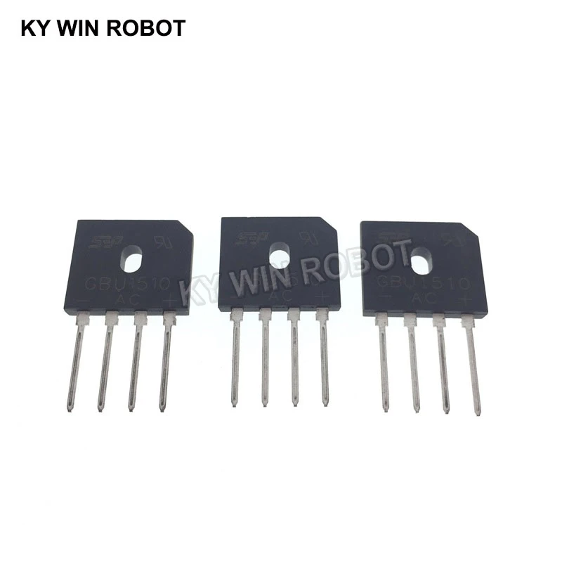 5PCS 15A 1000V DIP-4 Diode Bridge Rectifier GBU1510