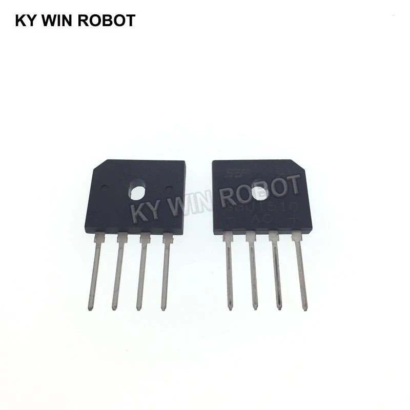 5PCS 15A 1000V DIP-4 Diode Bridge Rectifier GBU1510