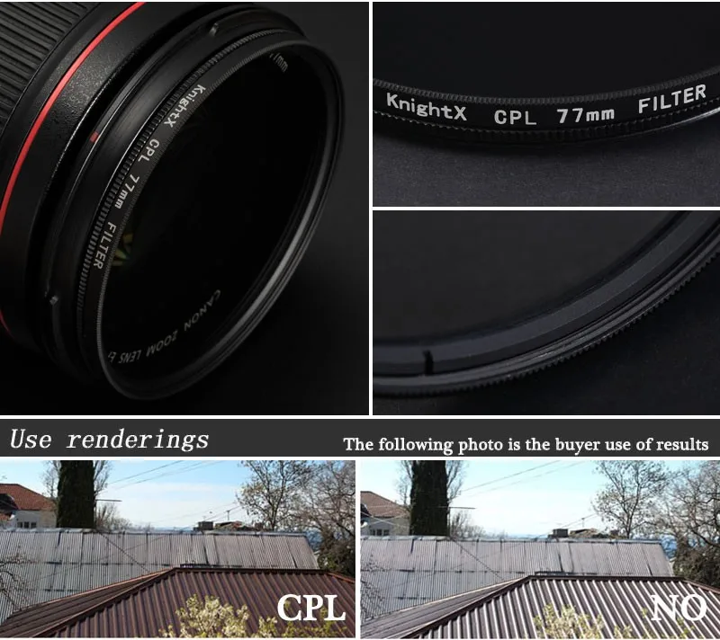 KnightX HD UV MCUV 49 52 55 58 62 67 72 77 MM Camera Lens Filter For canon eos sony nikon 500d 1200d light d80 set 52MM 58MM