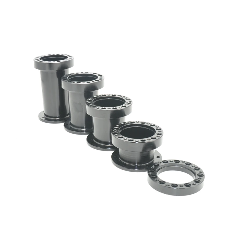 Universal Steering Wheel Hub Spacer 13MM 51MM 76MM 101MM 128MM Steering Wheel Hub Boss Kit Adapter Spacer Black