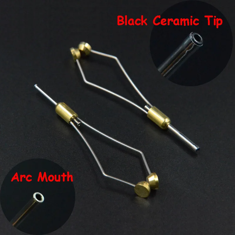 CONTEMPLATOR 2optional Styles Fly Tying Bobbin Holder With Arc Mouth or Black Ceramic Tip Tapered Feet Bullet Bobbin Tying Tools