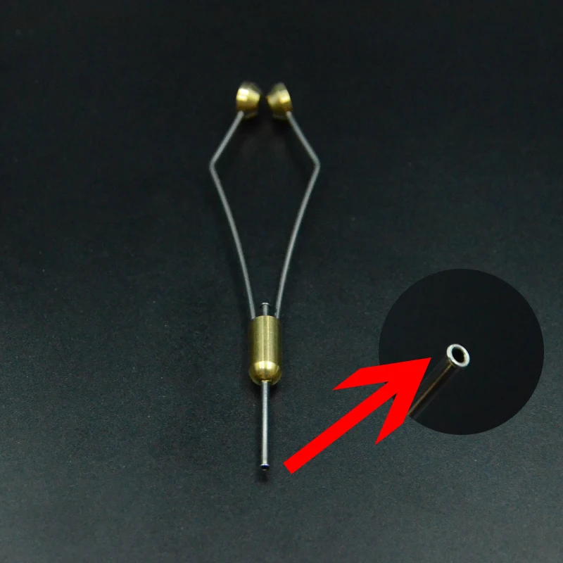 CONTEMPLATOR 2optional Styles Fly Tying Bobbin Holder With Arc Mouth or Black Ceramic Tip Tapered Feet Bullet Bobbin Tying Tools