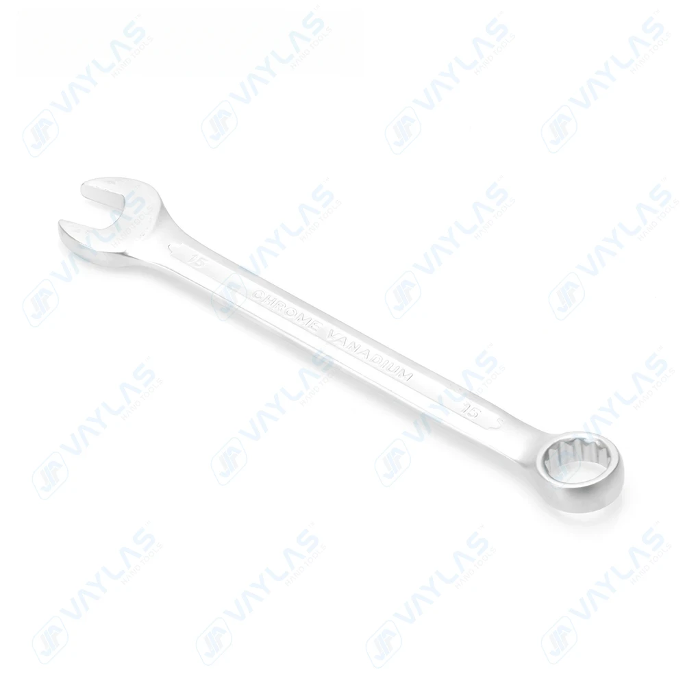 15mm Open Box End Combination Wrench Chrome Vanadium Opened Ring Combo Spanner Household Car Repair Hand Tools 15 mm