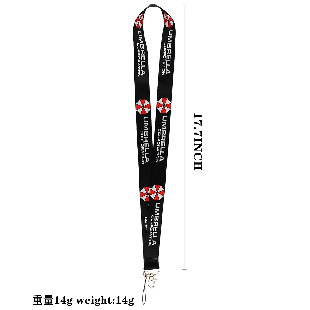 Ransitute R1956 Umbrella Sign Lanyard Credit Card ID Holder Badge Student Women Travel Bank Bus Business Card Cover Badge