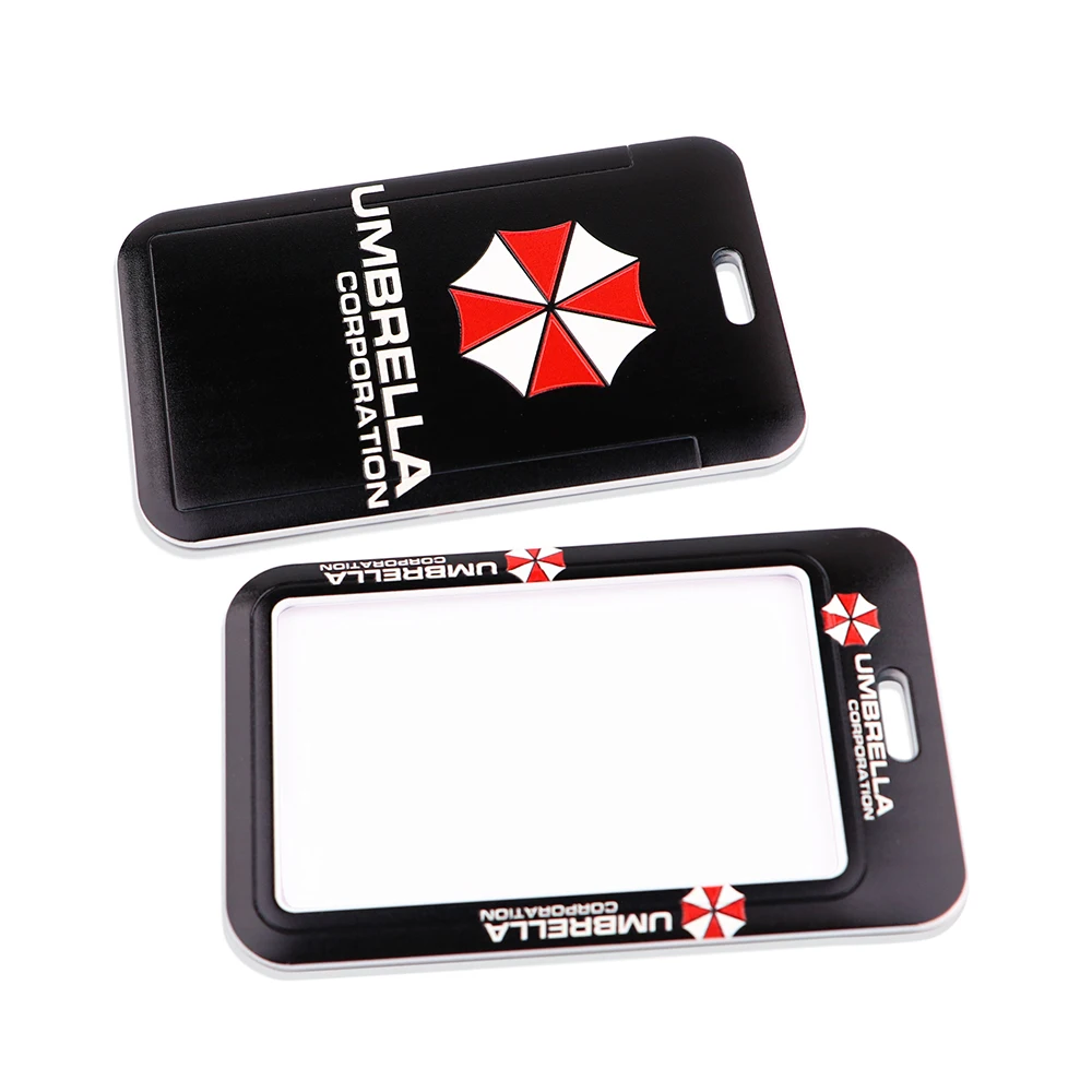 Ransitute R1956 Umbrella Sign Lanyard Credit Card ID Holder Badge Student Women Travel Bank Bus Business Card Cover Badge