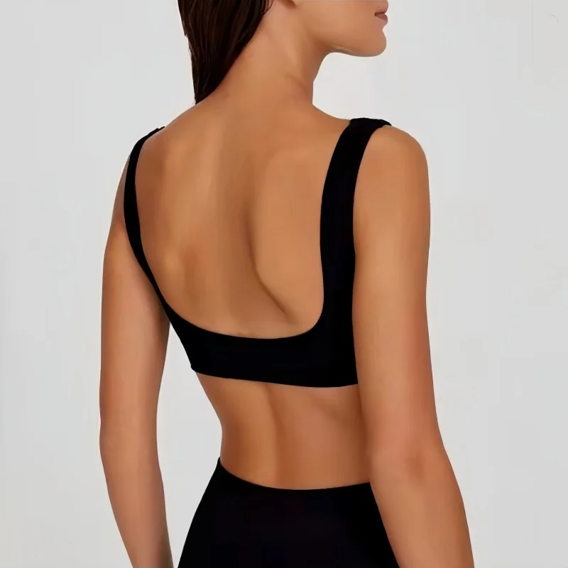 Women Push-Up Bra Small Cup Non-wire Bralette U-Neck Ribbed No-Pad Underwear Multiple Colors Crop Top Ladies Sexy Lingerie M-XL