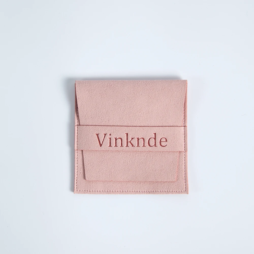 100pcs Custom Logo Name Size Microfiber Gift Bags 8X8cm Jewelry Organizer Earrings Pouch Wedding Favor Candy Bag Small Business