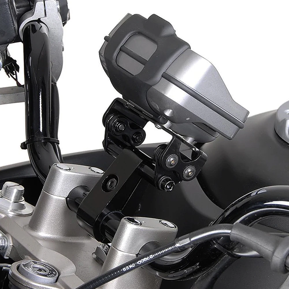 Universal New For Ø 22mm Handlebar New Black Motorcycle Phone GPS Mount With Handlebar Clamp