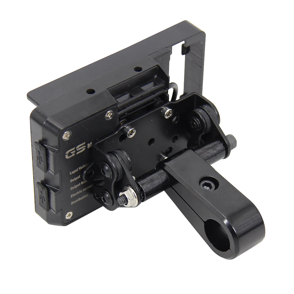 Universal New For Ø 22mm Handlebar New Black Motorcycle Phone GPS Mount With Handlebar Clamp