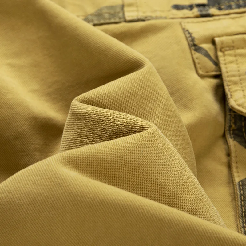 2026 Summer New Camouflage Tactical Cargo Shorts Men Khaki Jogger Military Cargo Shorts Men Cotton Casual Loose Men Shorts
