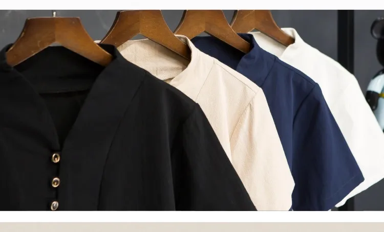 (Shirt + trousers) summer men shirt Man Cotton shirts Short sleeve men's casual shirts men A set of clothes size M-5XL