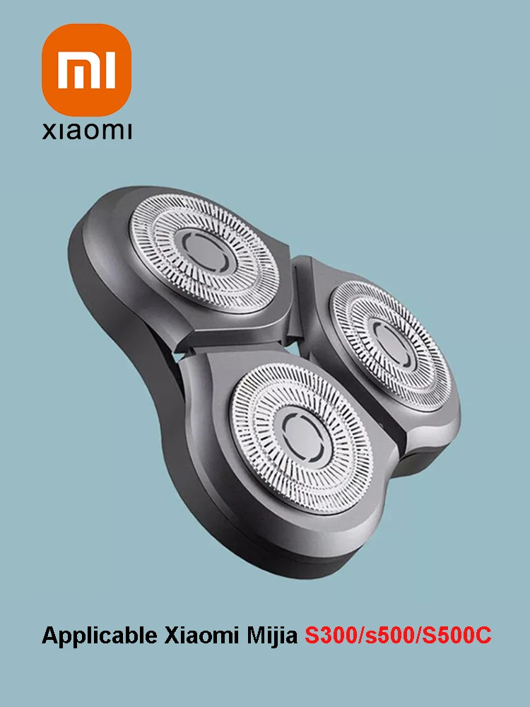 Original Shaver Blade For Xiaomi Mijia Electric Shaver S300 S500 S500C shavers Razor Steel Blades Waterproof Dual-layer blade