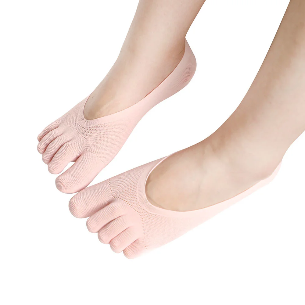 Socks women's Short Socks Ladies Invisible Lace White Socks With Fingers Female Transparent Sock Girls tt018 1pair=2pcs