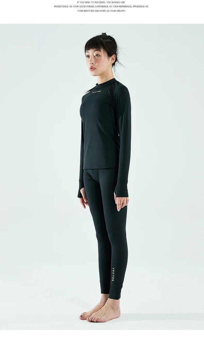 VECTOR Women Ultra Soft Winter Quick Dry Base Layering Set Microfiber Fleece Thermal Underwear Long Johns Set Clothes Plus Pants