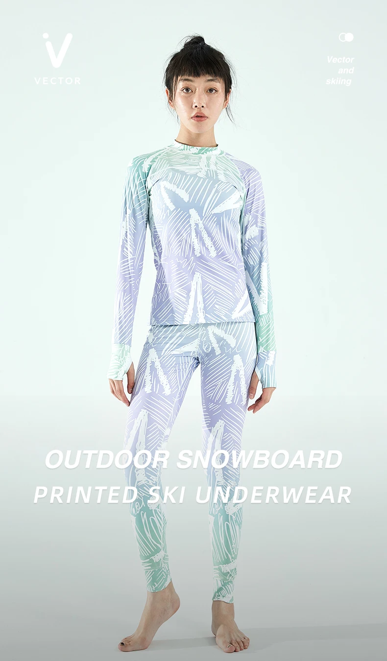 VECTOR Women Ultra Soft Winter Quick Dry Base Layering Set Microfiber Fleece Thermal Underwear Long Johns Set Clothes Plus Pants
