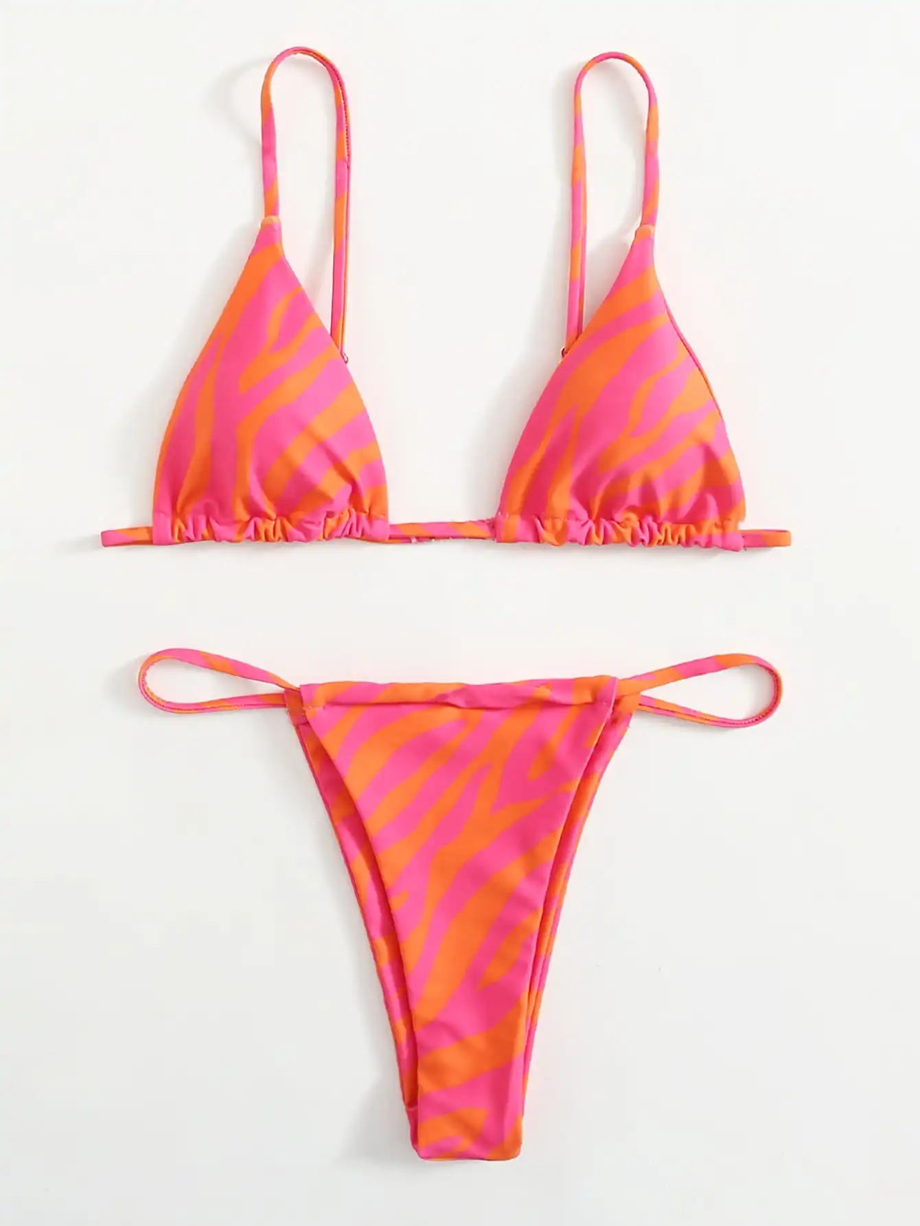 ZTVitality Solid Tie Sexy Bikini 2021 Hot Sale Padded Bra High Leg Bandage Push Up Bikini Set Brazilian Swimsuit Women Swimwear