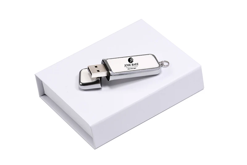 JASTER USB 3.0 Flash Drive 128GB Square Leather with BOX Free custom logo Pen drive 32GB 64GB Memory stick Creative gift U disk