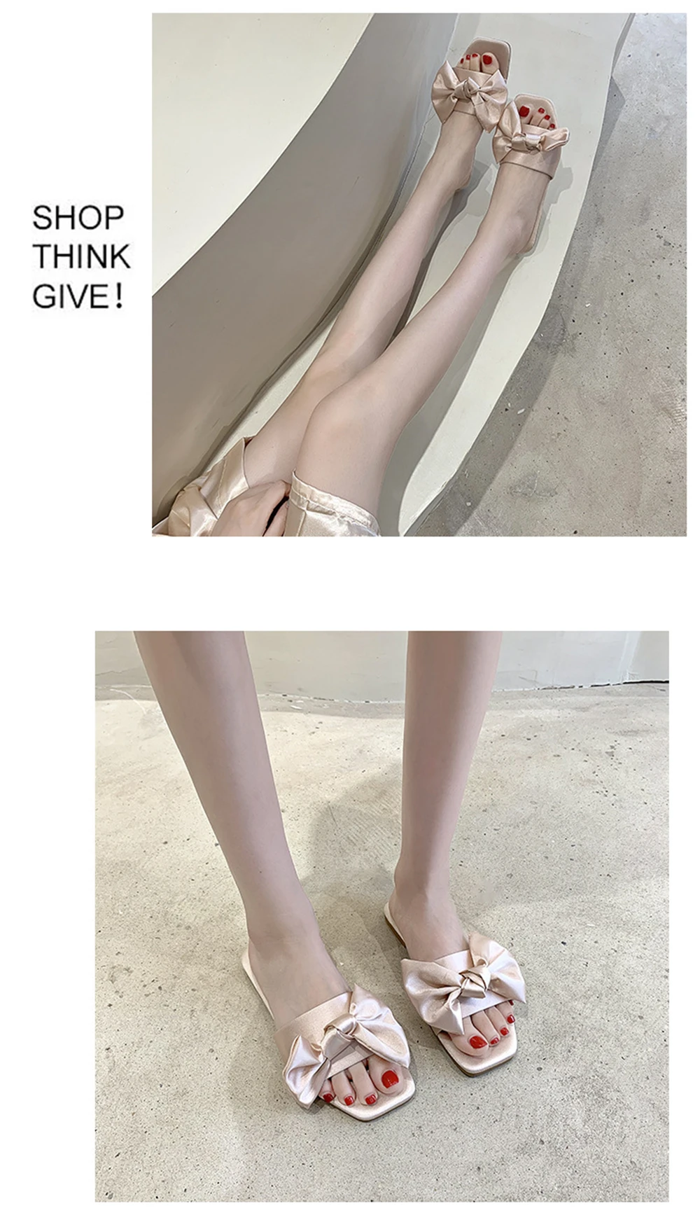 New Fashion Satins Wedding Slippers Luxury Women Peep Toe Bedroom Home Sandals Bride Bridesmaid Wedding Shoes With Silk Bow