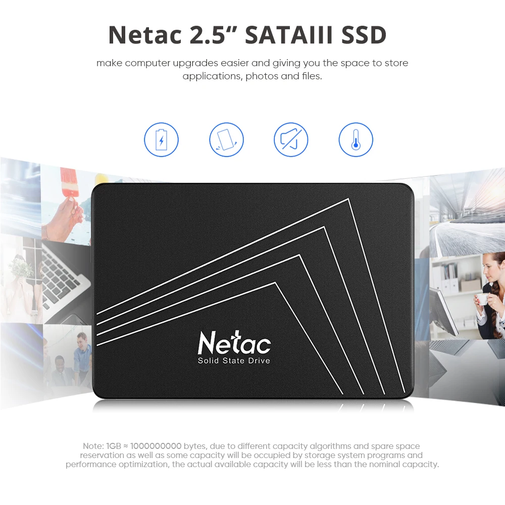Netac SSD 4tb 2tb 1tb 2.5inch SATA3 128gb 256gb 512gb SSD Hard Disk HDD Internal Solid State Drive for Laptop Desktop